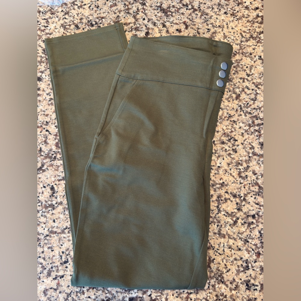 NWT INC International Concepts straight leg high-rise regular fit pants